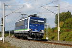 Am 19.09.2017 fuhr die  155 048-6 von der IntEgro (Press) von Borstel nach Stendal .