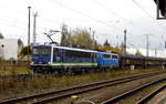 Am 31.10.2017 fuhren von der 155 048-6   und die  140 037-1 von Stendal nach Magdeburg.