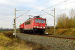 Am 07.12.2017 kam die 155 204-1   von DB Cargo AG, (Railpool) aus Richtung Wittenberge  und fuhr weiter in Richtung Stendal .