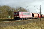 Am 08.12.2017 fuhr die 155 016-9 von der CLR-Cargo Logistik Rail-Service, von Zielitz nach Stendal und weiter nach Wismar .