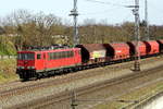 Am 04.04.2018 kam die 155 204-1 von DB Cargo   AG,  (Railpool)  aus Richtung Stendal und fuhr in Richtung Wittenberge .
