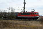 Am 28.01.2021 kam die 155 196-9 von der  FWK - Fahrzeugwerk Karsdorf GmbH & Co.