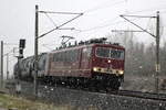 Am 05.02.2021 kam die  155 016-9 von der CLR - Cargo Logistik Rail-Service GmbH, aus Richtung Wittenberge und fuhr weiter in Richtung Stendal .