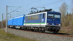 Am 24.02.2021 fuhr die 155 045-9 von der IntEgro Verkehr GmbH,- PRESS von Borstel nach Stendal .
